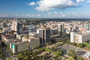 Aerial photo of Nairobi