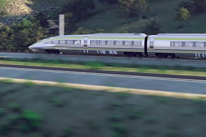 California high speed rail train image