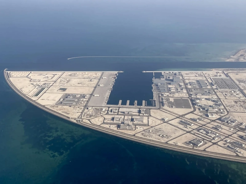 Qatar - Doha - Naval Base Messaieed