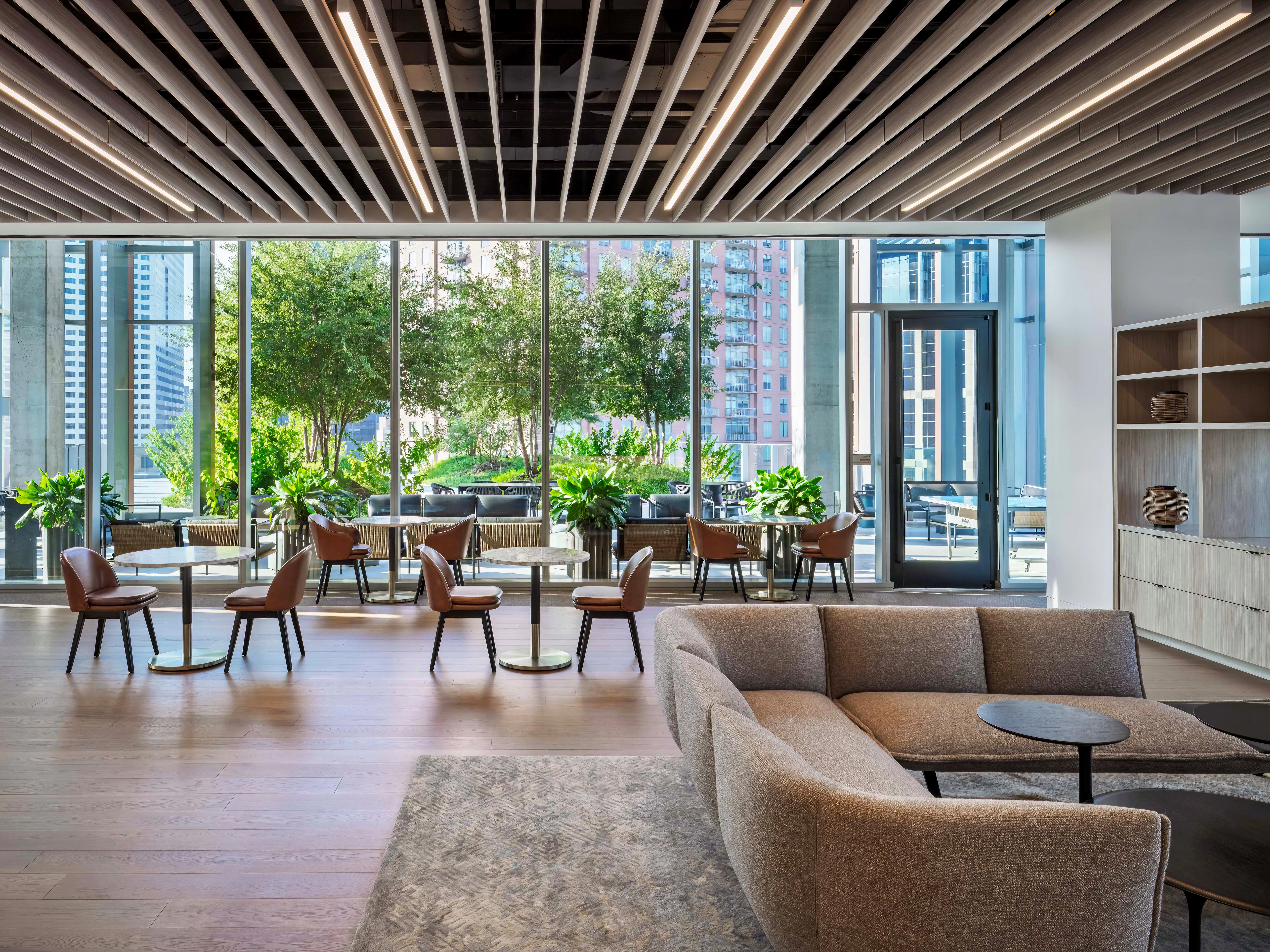 A modern office in the daytime