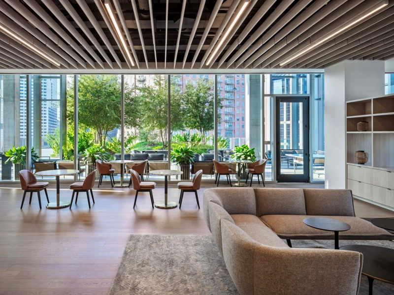 A modern office in the daytime