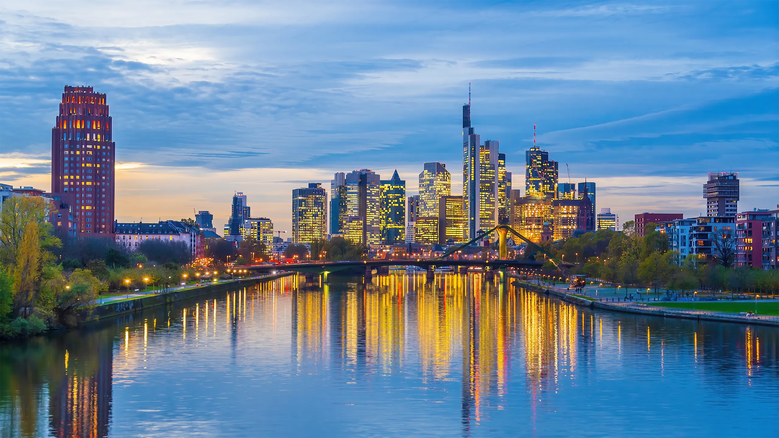 Business Skyline in Frankfurt