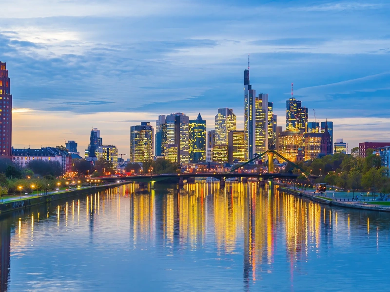Business Skyline in Frankfurt