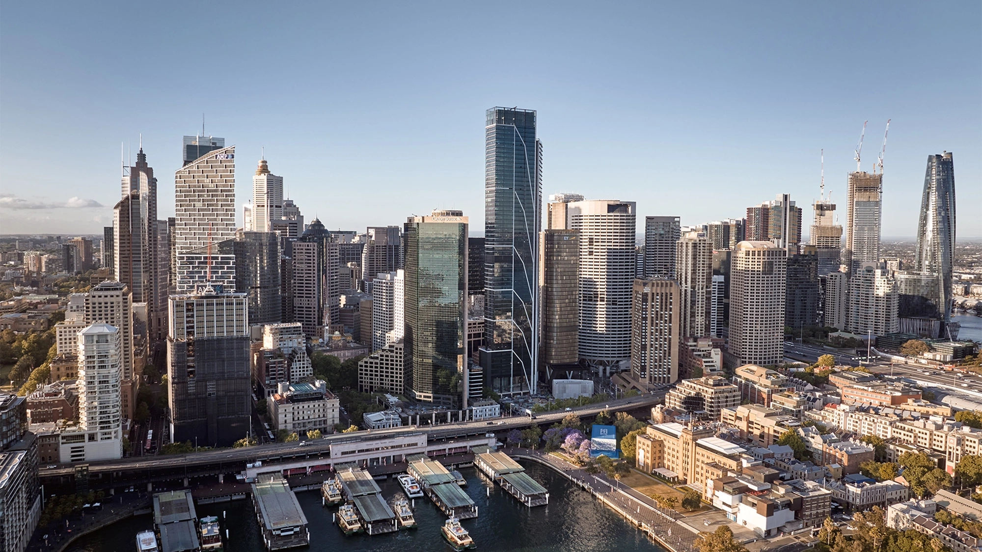 Exterior shot of Salesforce Tower in Sydney, Australia.