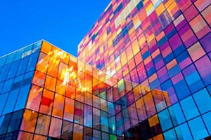 Coloured Glass Building For Web