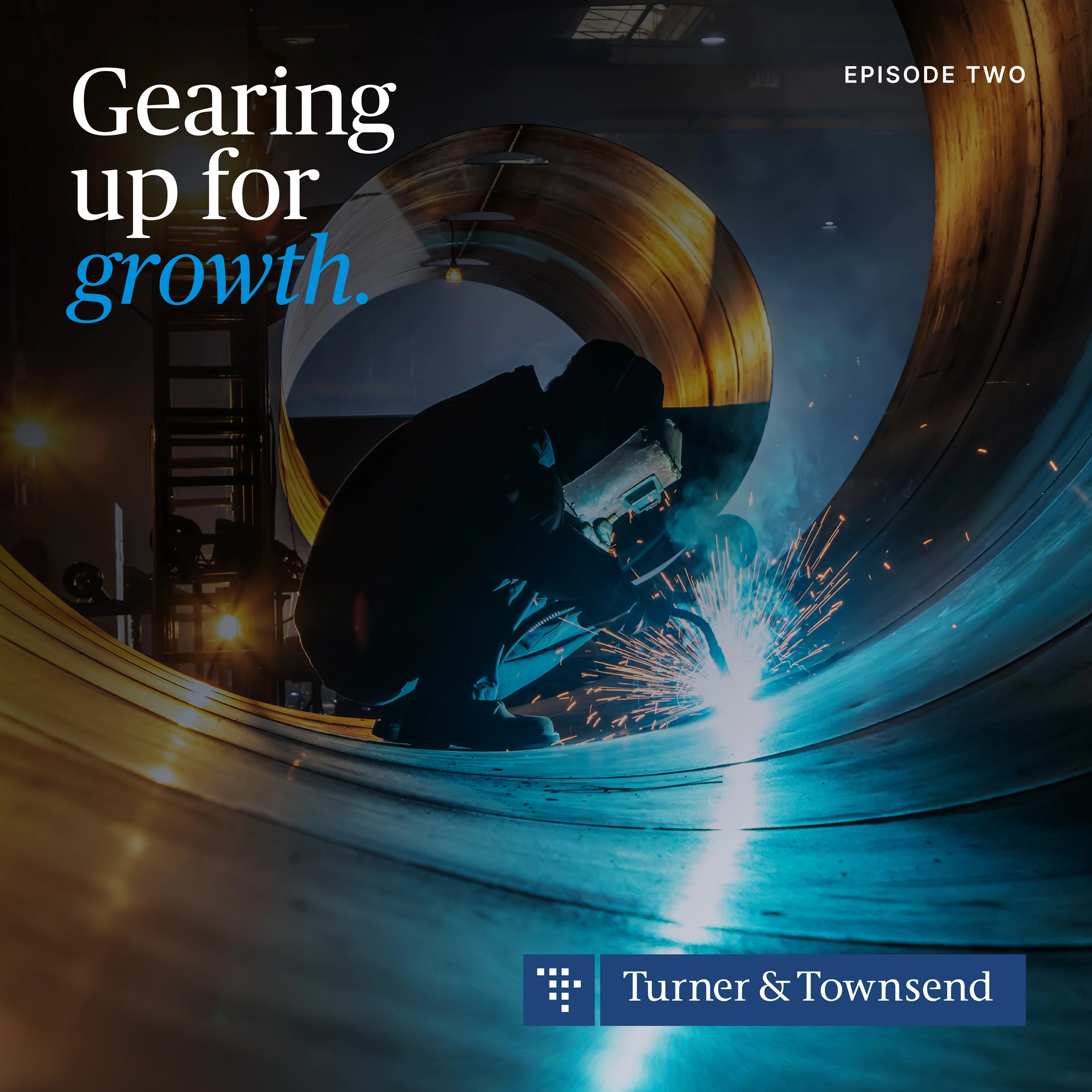 A construction worker moulds metal