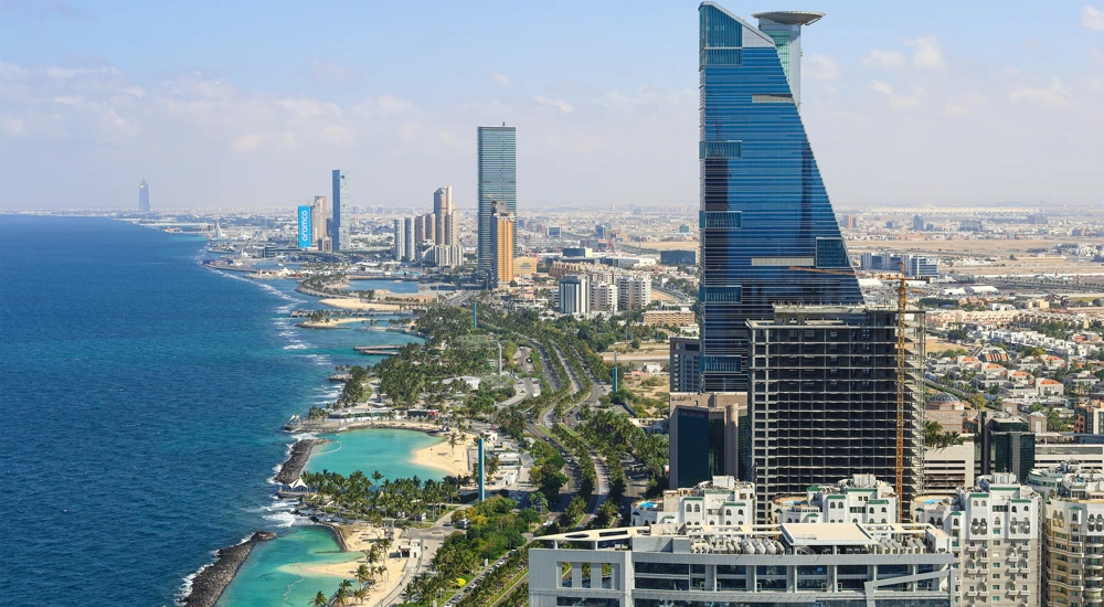 Jeddah skyline - Arial View - Jeddah city Saudi Arabia
