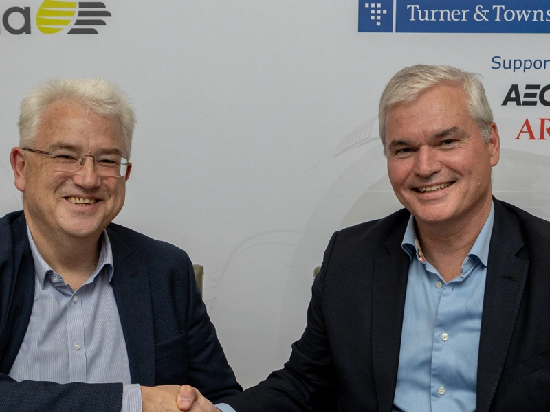 Kenny Jacobs, Chief Executive Officer, daa and Vincent Clancy, Chairman and Chief Executive Officer, Turner & Townsend