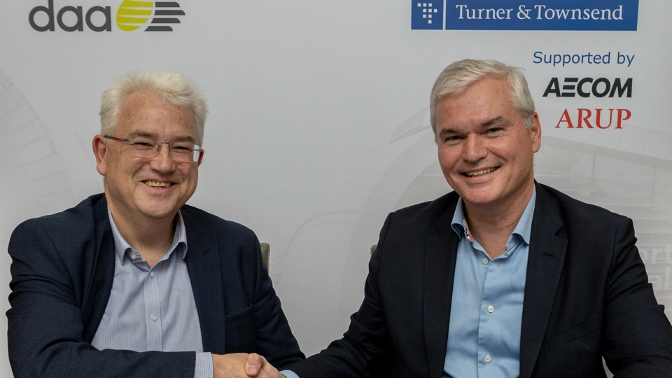 Kenny Jacobs, Chief Executive Officer, daa and Vincent Clancy, Chairman and Chief Executive Officer, Turner & Townsend