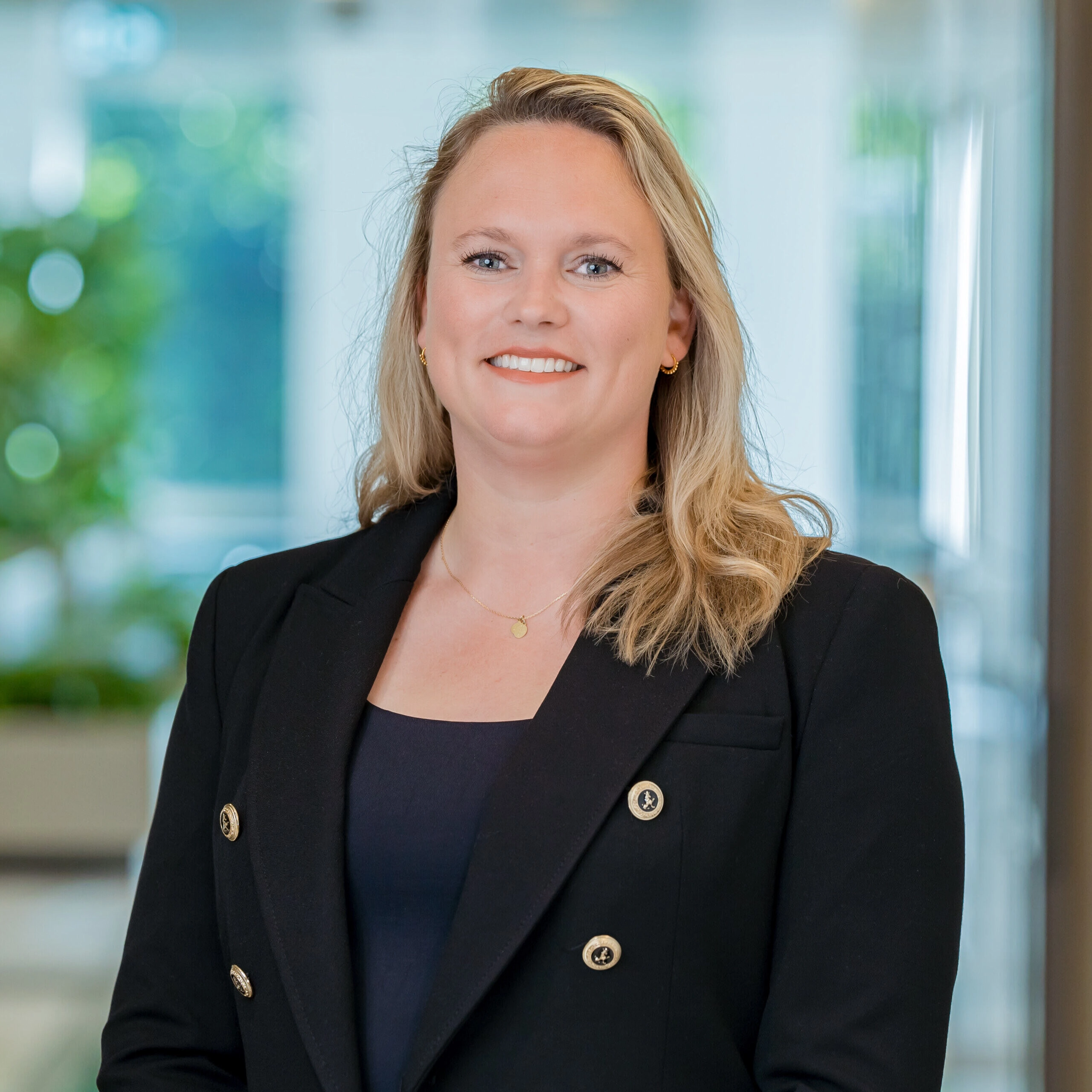 Laura Bostanci, Senior HR Manager, Netherlands, in a light-filled office