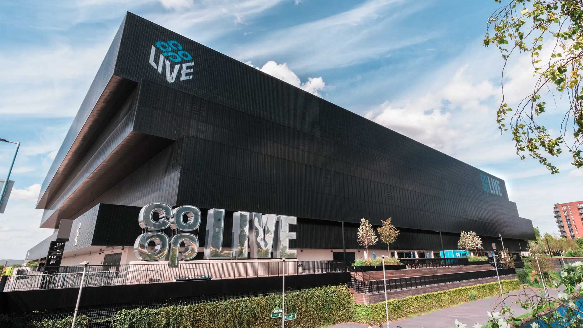 External Venue (Shot by Nick Flynn) of co op live in Manchester, England