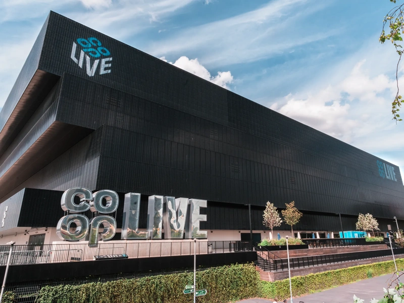 External Venue (Shot by Nick Flynn) of co op live in Manchester, England