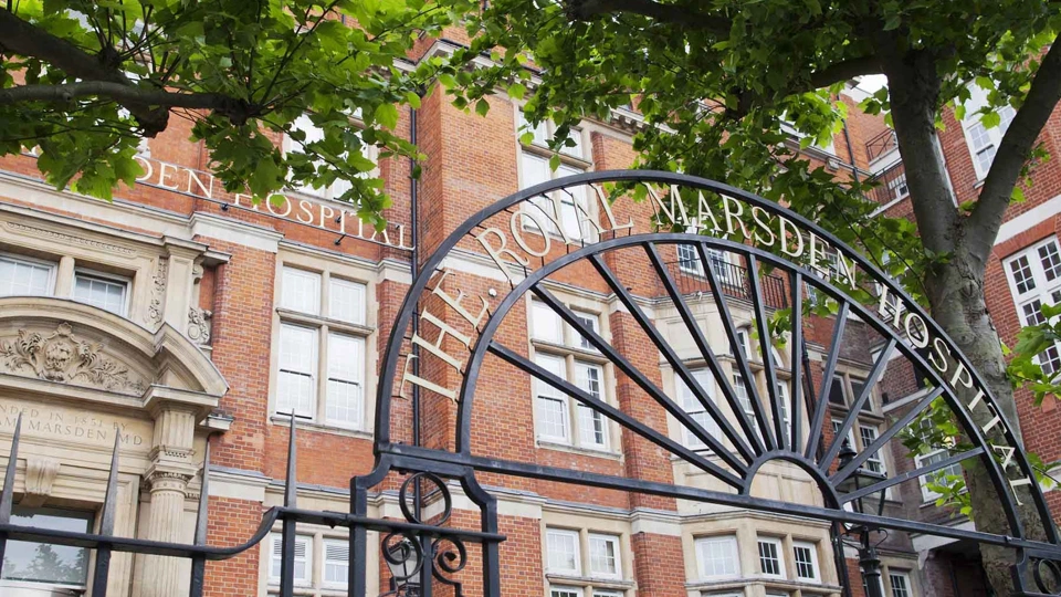 The Royal Marsden Hospital sign