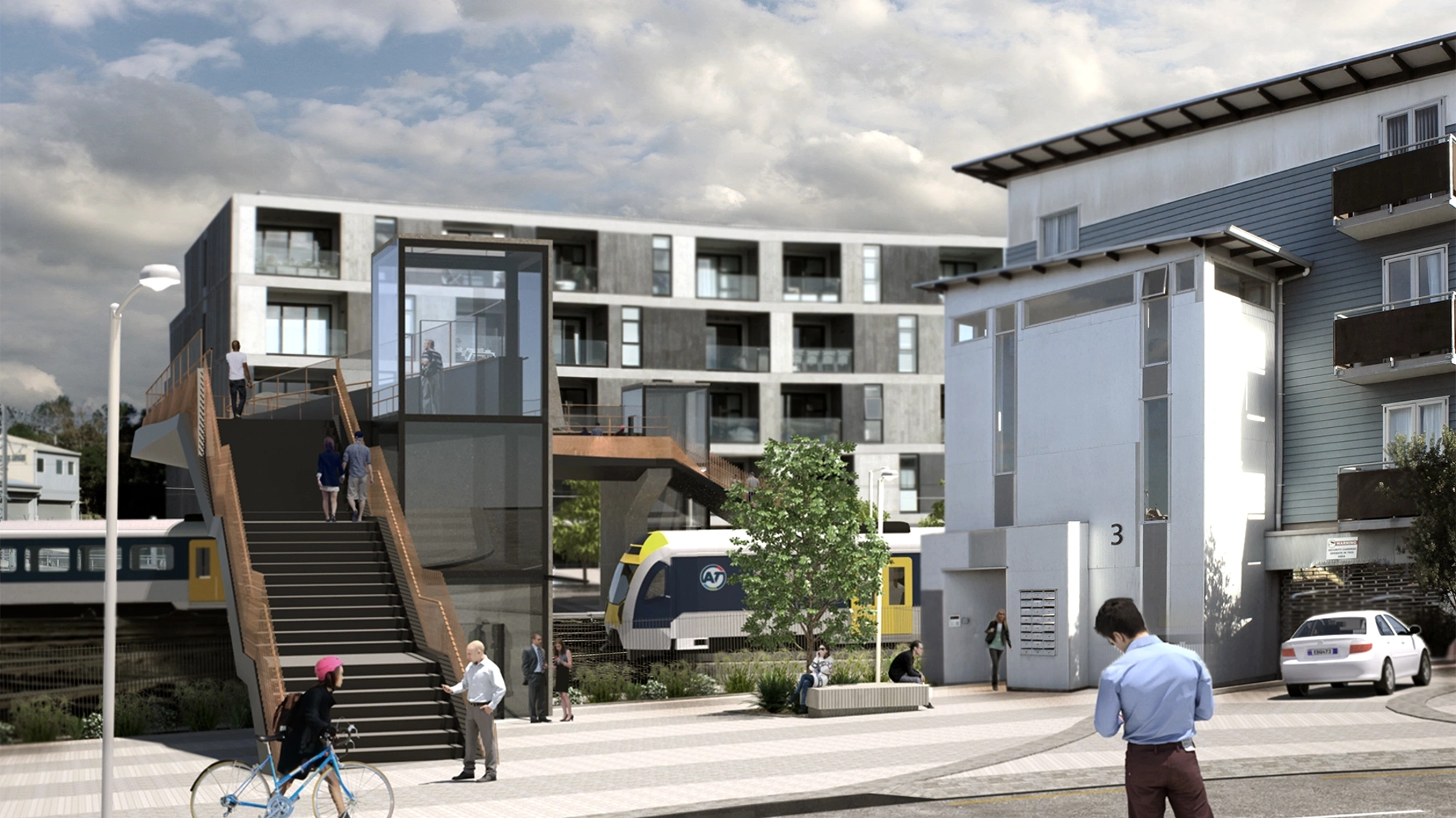 City Rail Link Building, New Zealand