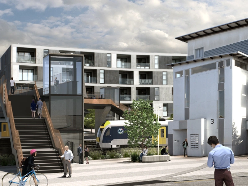 City Rail Link Building, New Zealand