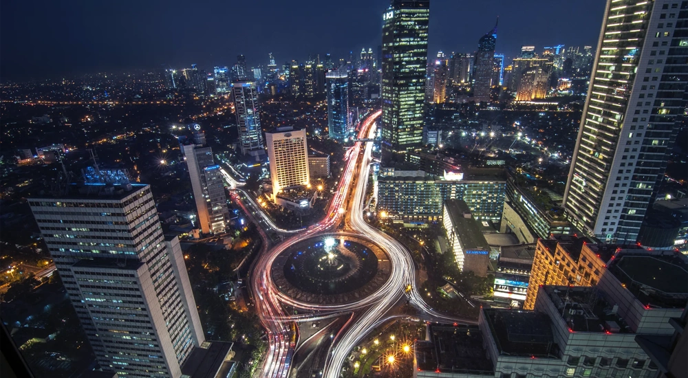 HI roundabout is located in Jakarta