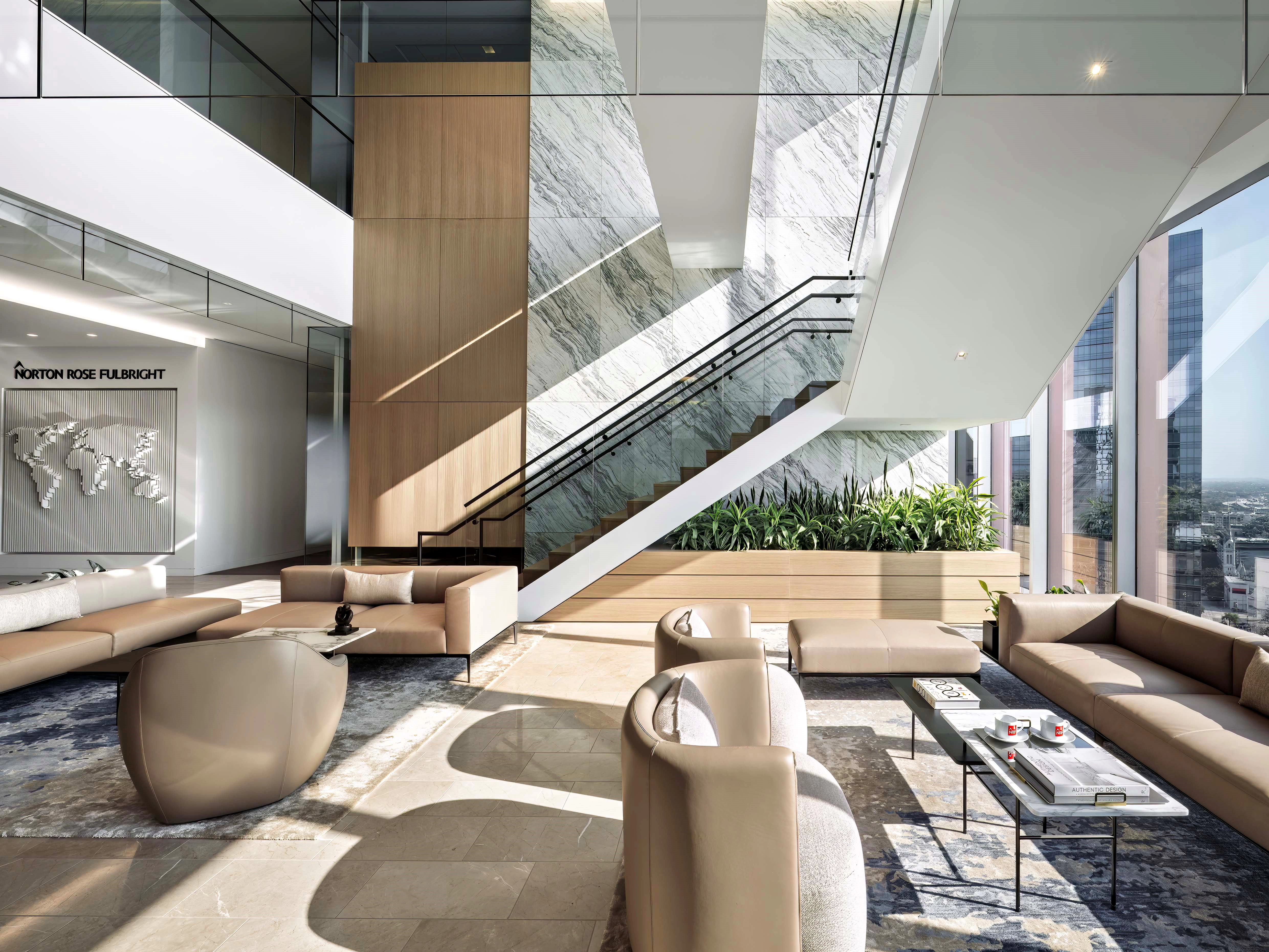 A modern office in the daytime