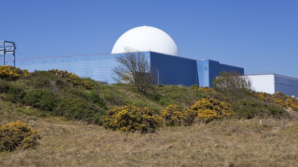 Sizewell B Nuclear Power Station in Suffolk, UK.