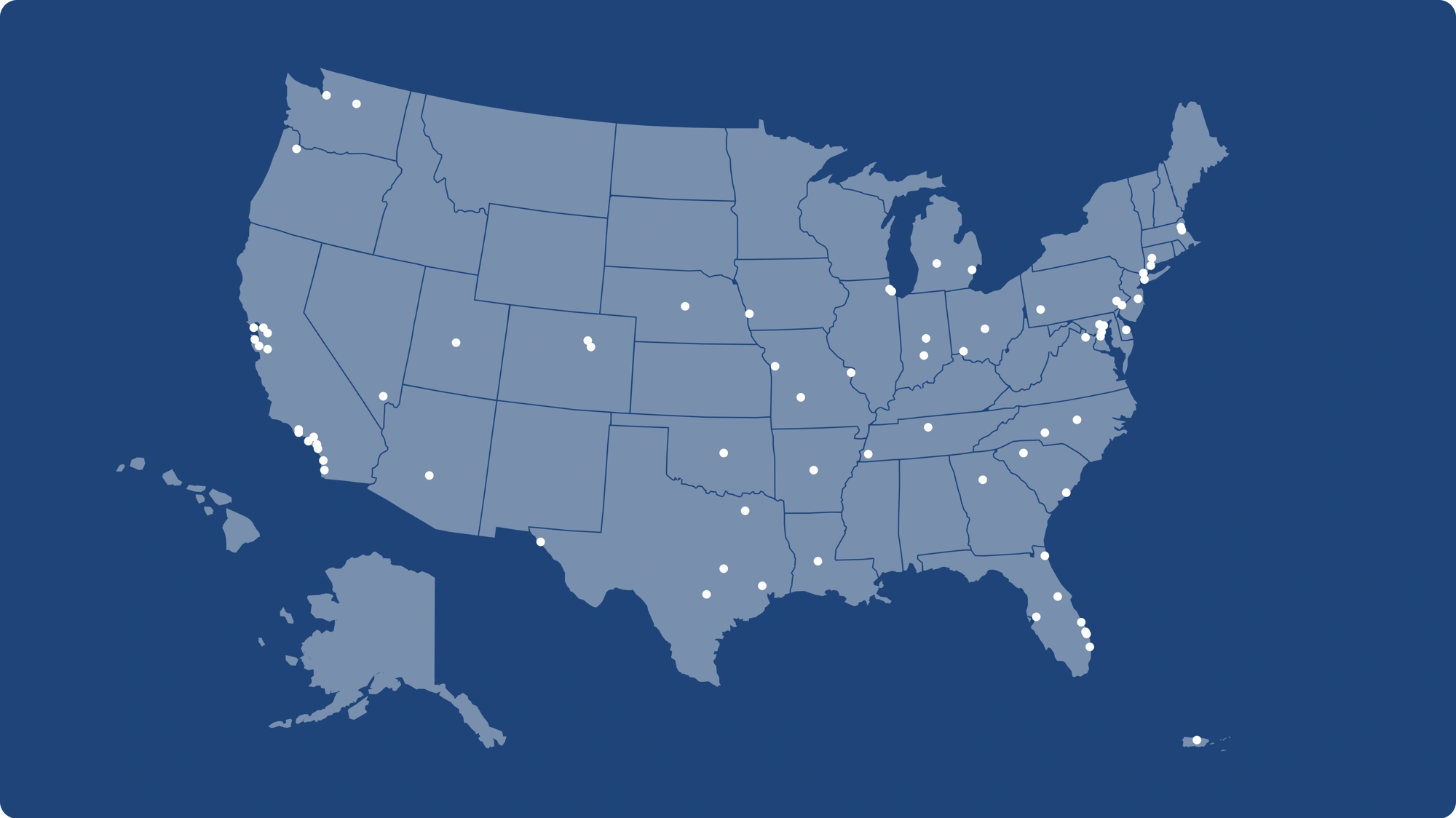 US States Map