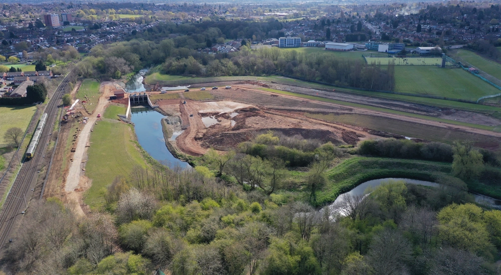 Perry Barr flood barrier UK