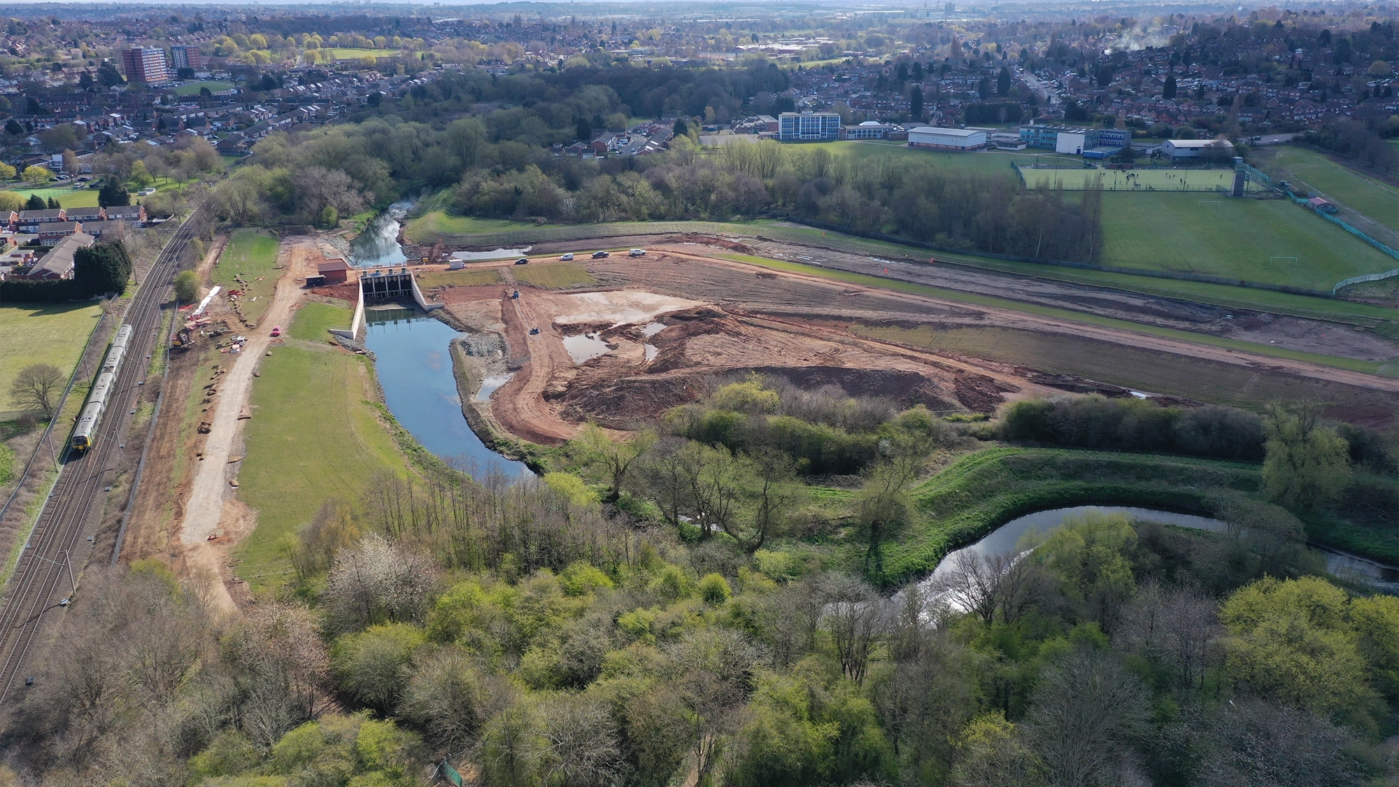 Perry Barr flood barrier UK