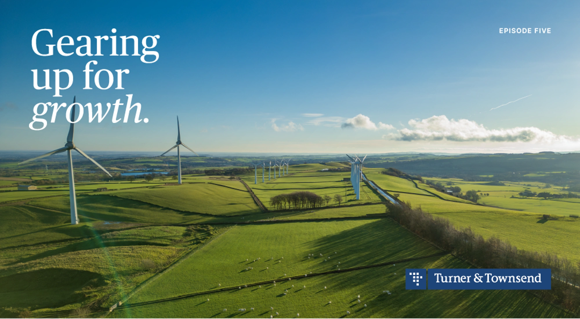 Wind turbines on a green field at daytime